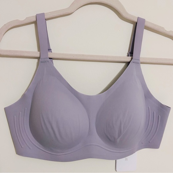 NWT COMFELIE Airlite Breathable Spaghetti Bra with Vertical Stripes - Picture 7 of 15